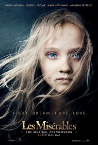 Les Miserables target audience poster, featuring a young Cosette played by Isabelle Allen